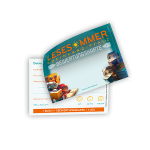 LESESOMMER Rheinland Pfalz Bewertungskarte LS26 Auf Weiss