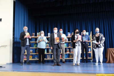 Copyright Brauckhoff /LBZ v.l.n.r.: Manfred Bucher; Dr. Annette Gerlach; Minister Prof. Dr. Konrad Wolf, Armin Brendel; Heike Walther, Günter Pflaum, Dorothea Schäfer 