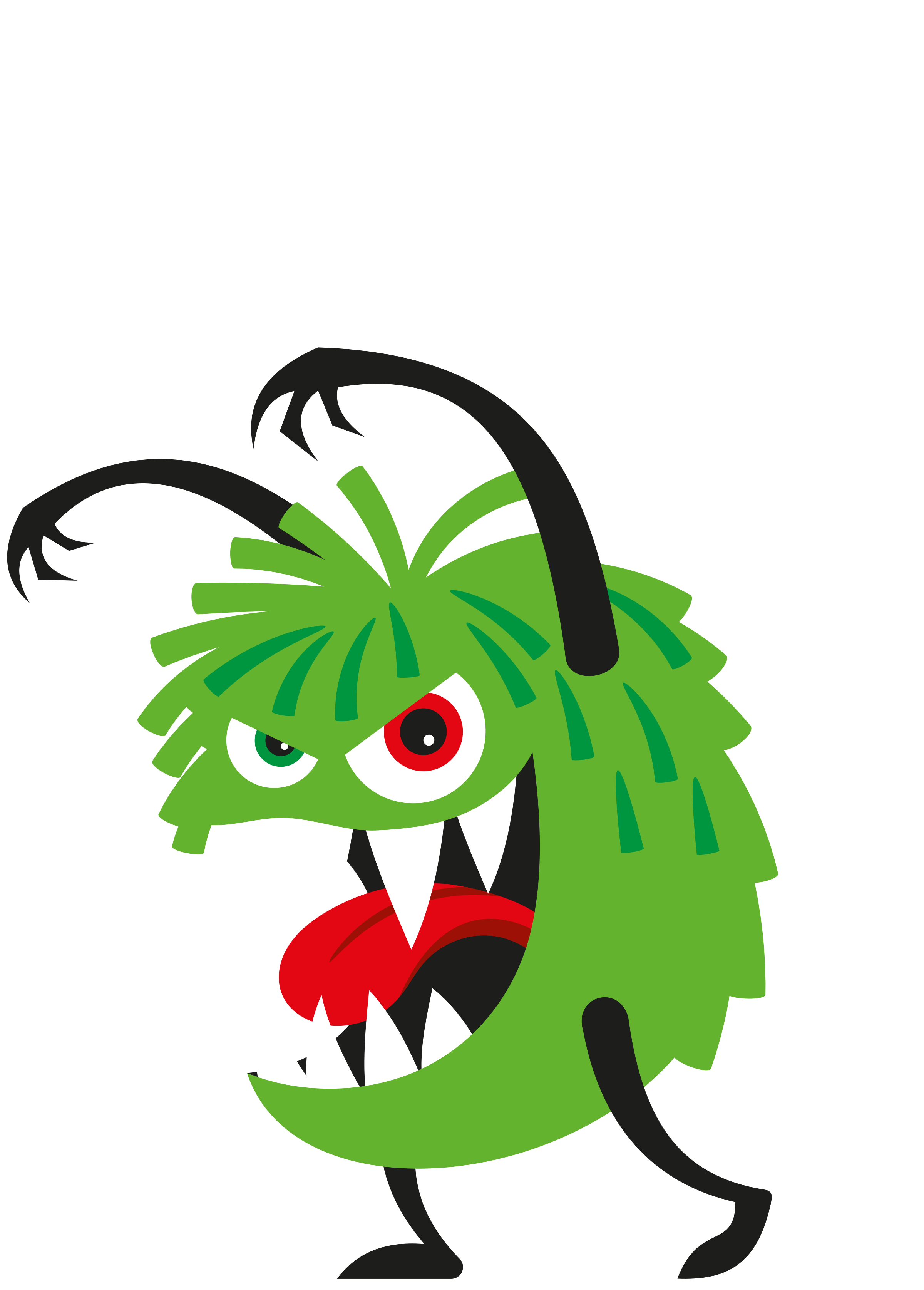 Grünes Monster groß